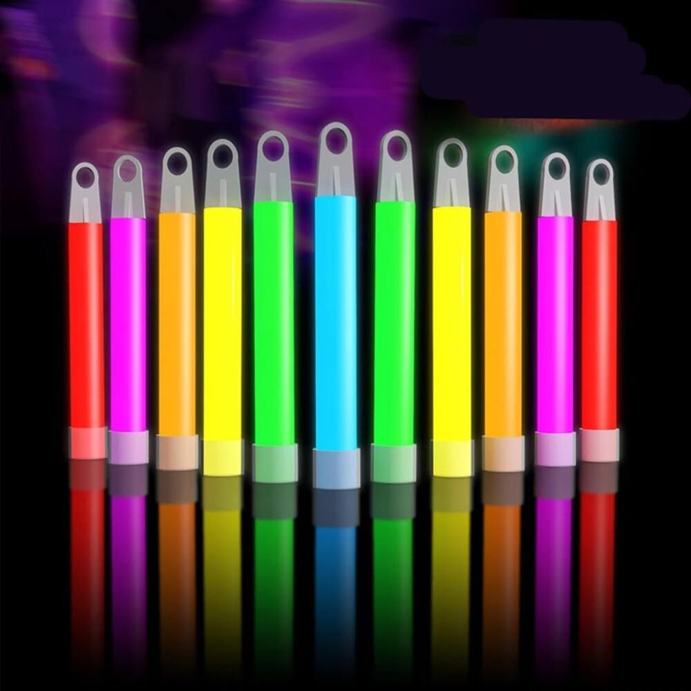 Vibrant 100ct Glow Sticks with Lanyards - Ideal for Parties and Celebrations
